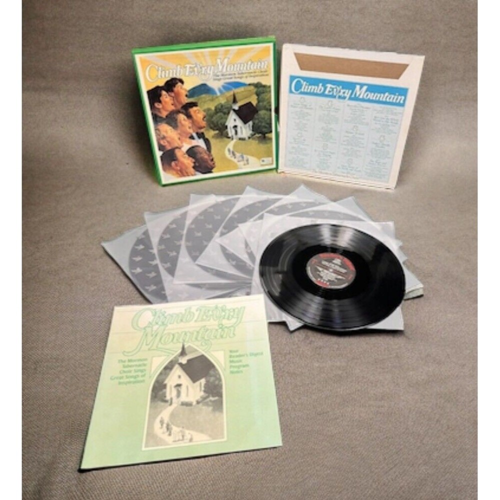 Climb Ev'ry Mountain Mormon Tabernacle Inspiration 7 Records Reader's Digest ‘89